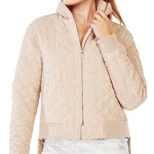 BCBG Maxazria Ethan BarePink Bomber Jacket